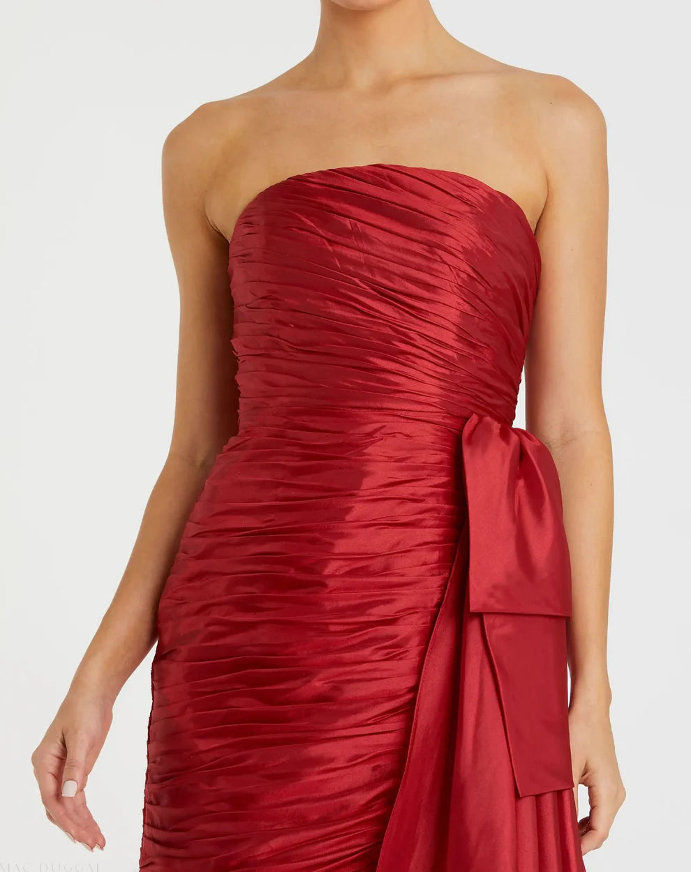 Mac Duggal 11572 Strapless Ruched Mini Dress