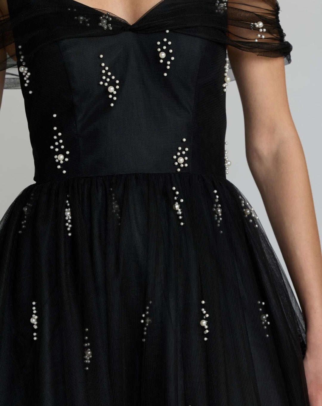 Mac Duggal 13227 Embellished Off the Shoulder Ball Gown