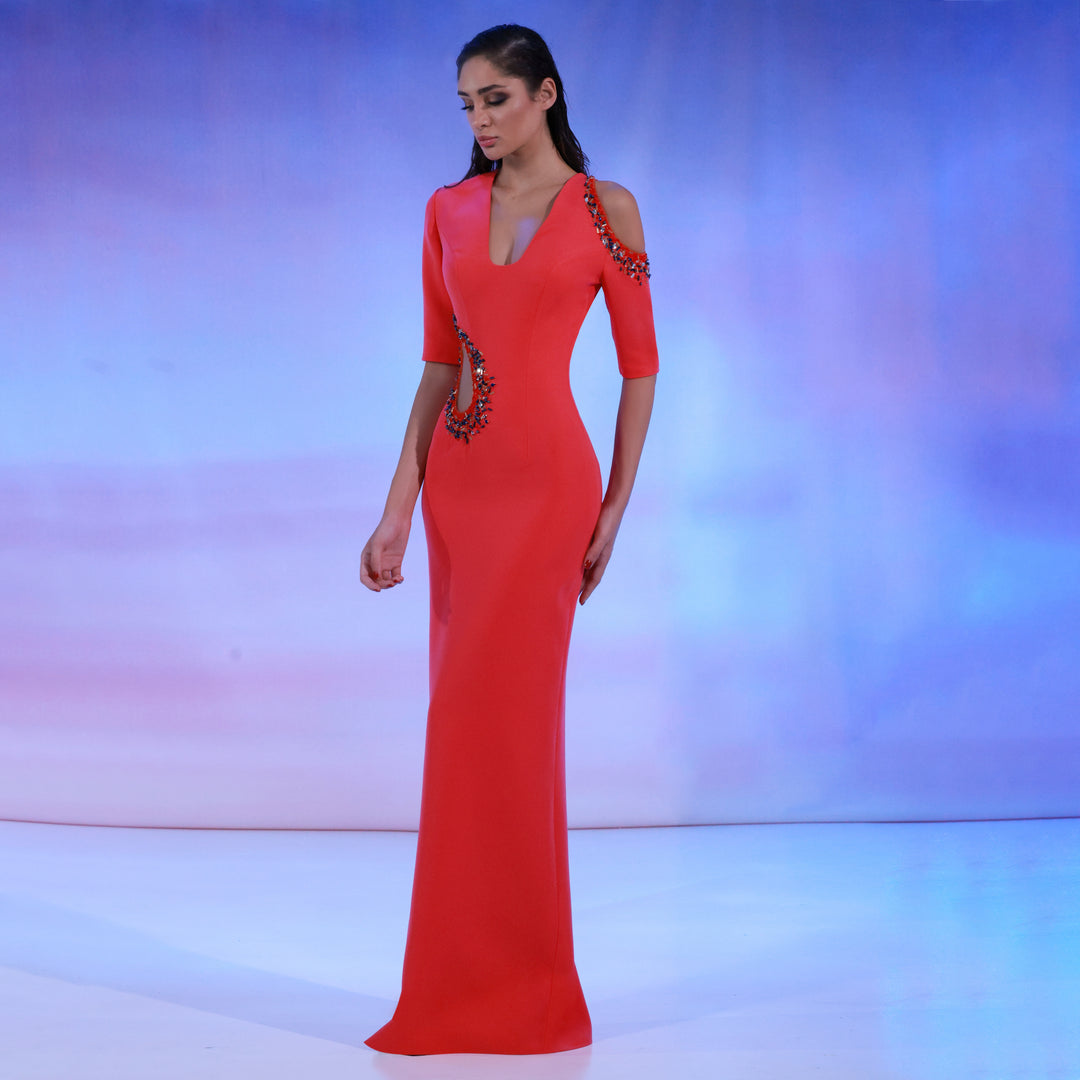 REVERIE COUTURE SS148 DRESS - FOSTANI.com
