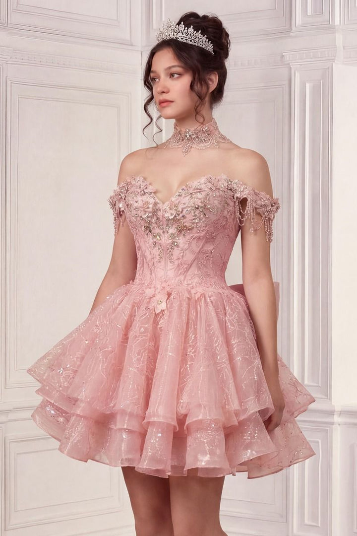 Ladivine 15742 Convertible Ball Gown Quinceanera Dress