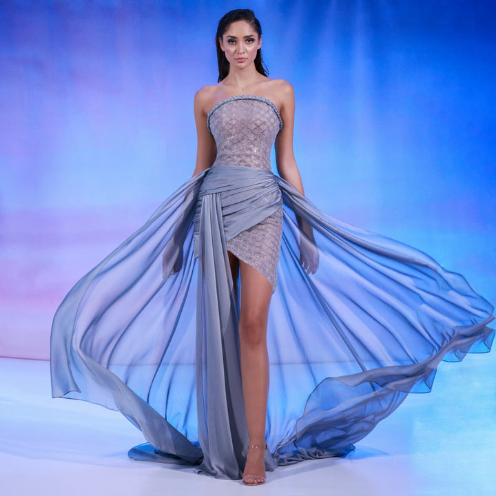 REVERIE COUTURE SS157 DRESS - FOSTANI.com