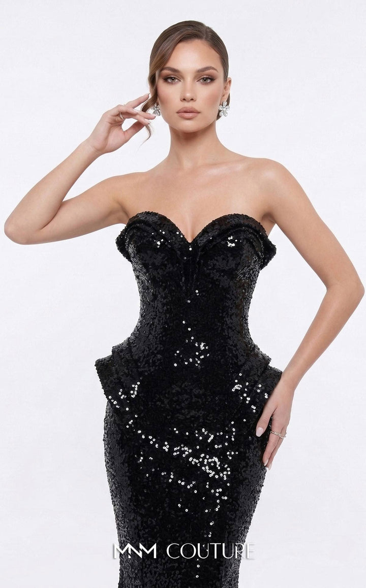 Fouad Sarkis 2263B Sweetheart Strapless Corset Couture Dress
