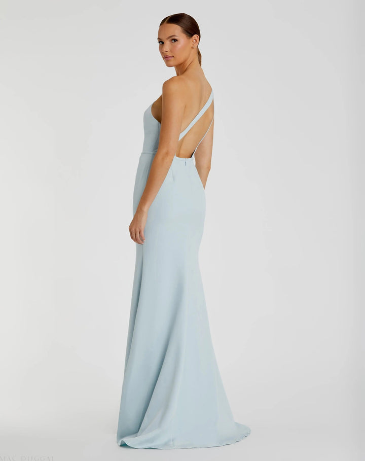 Mac Duggal 26266 One Shoulder Crepe Mermaid Gown