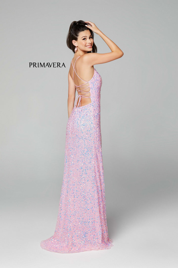 Primavera Couture 3290 Fully Sparkling Sequin Prom 2026 Dress