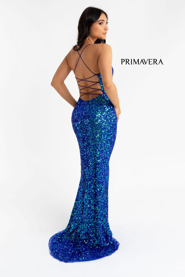Primavera Couture 3290 Fully Sparkling Sequin Prom 2026 Dress