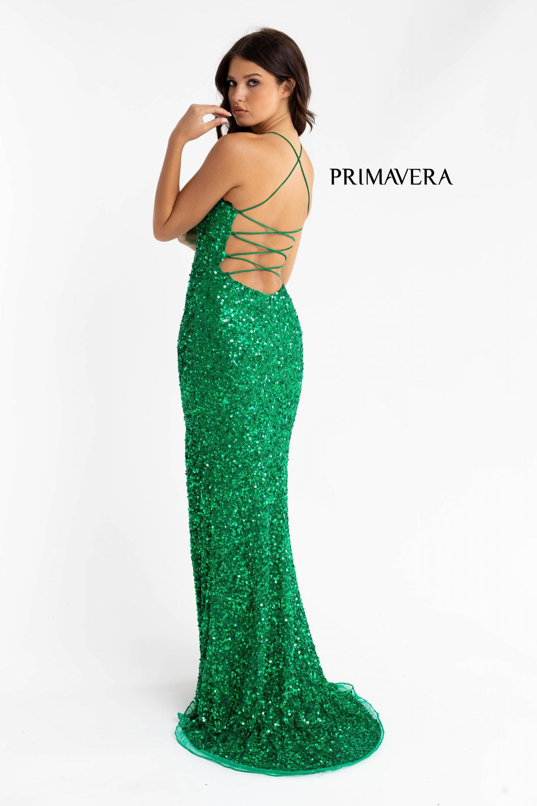 Primavera Couture 3290 Fully Sparkling Sequin Prom 2026 Dress