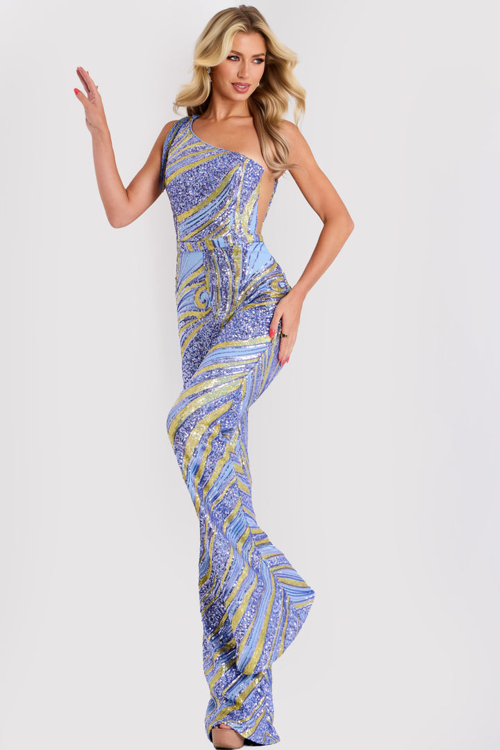 Jovani 36846 Sequin Evening Jumpsuit