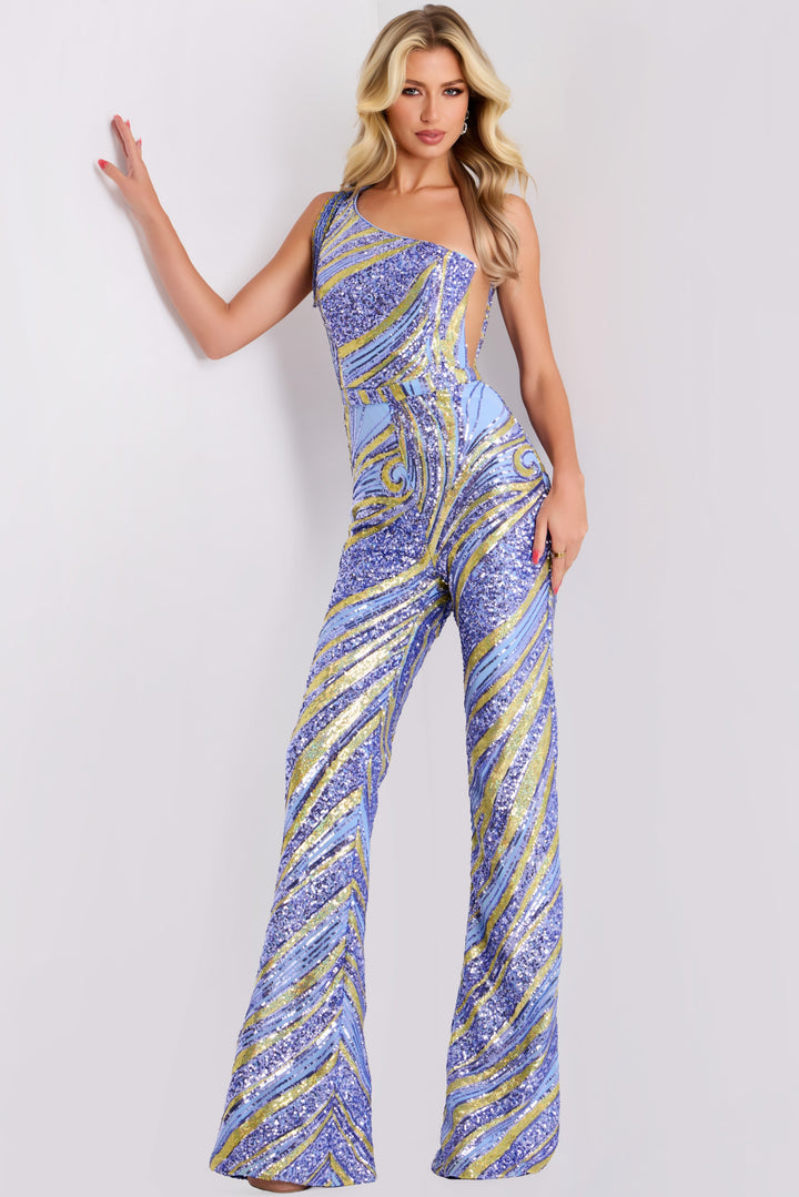 Jovani 36846 Sequin Evening Jumpsuit