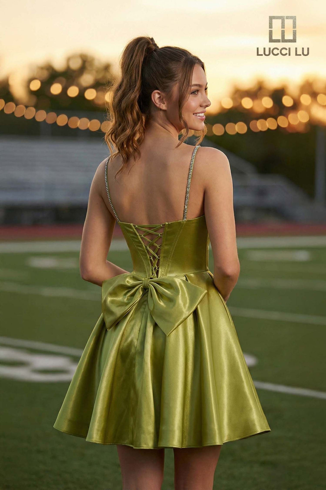Lucci Lu 4271 Sweetheart Corset Homecoming Dress