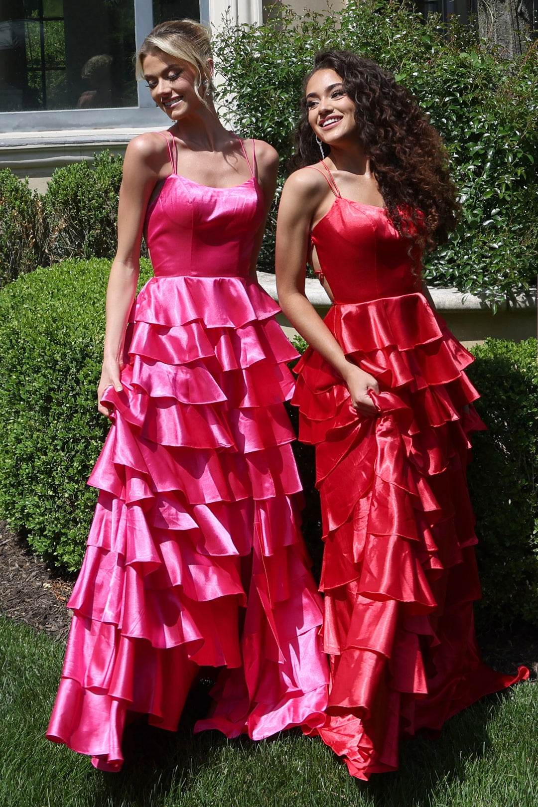 Jovani 48295 Tiered Satin Prom Dress 2026