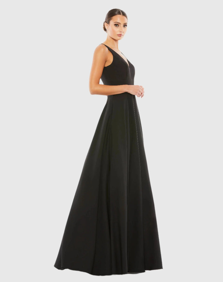 Mac Duggal 48924 Classic Sleeveless A-Line Gown with Pockets