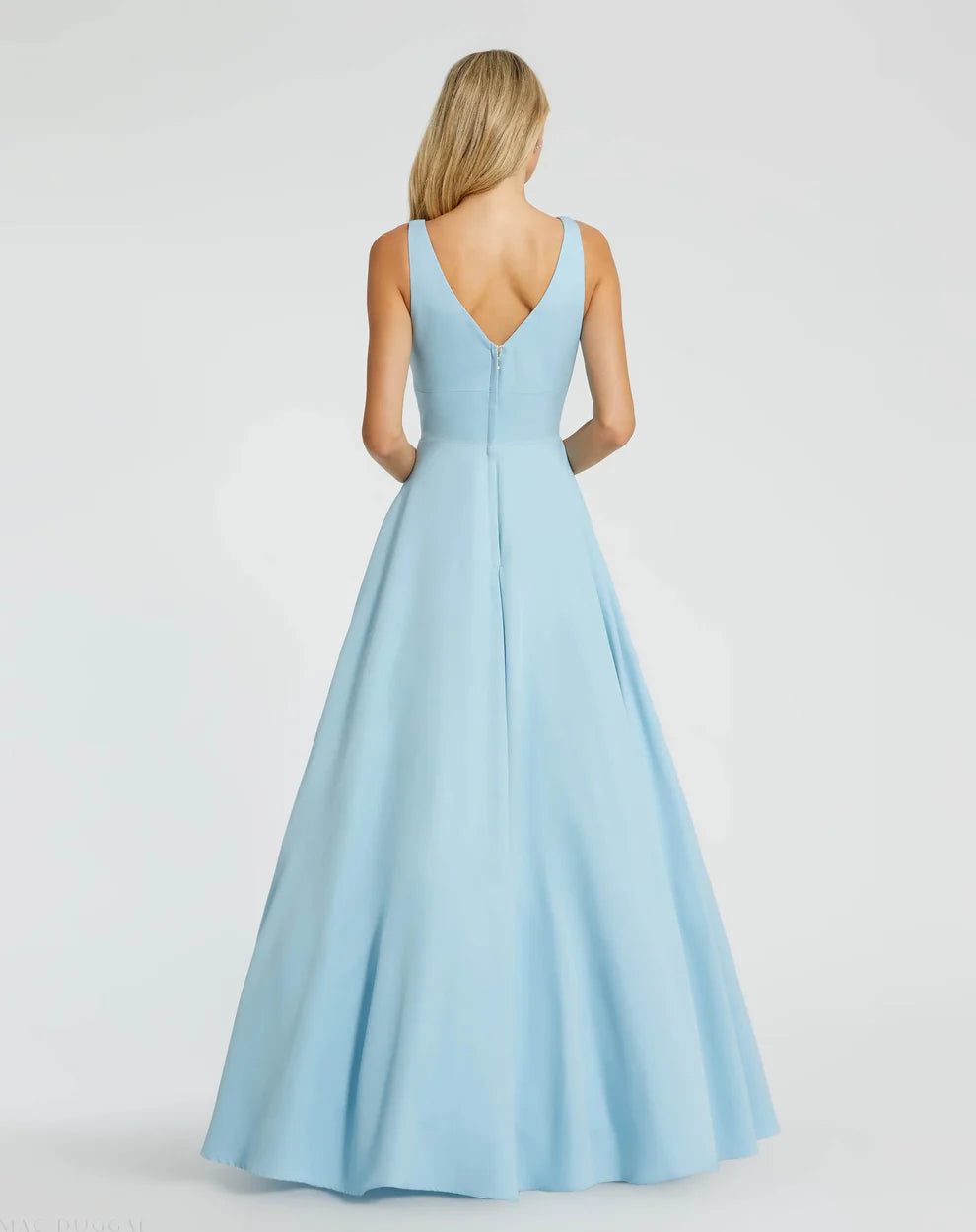 Mac Duggal 48924 Classic Sleeveless A-Line Gown with Pockets