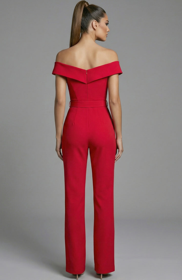 Jovani 50299 Defined Waist Evening Jumpsuit