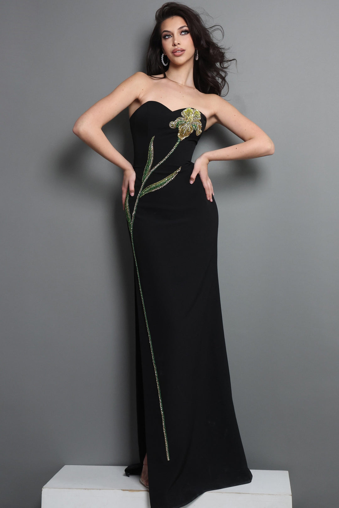 Jovani 51902 Strapless Sleeveless Corset Evening Dress