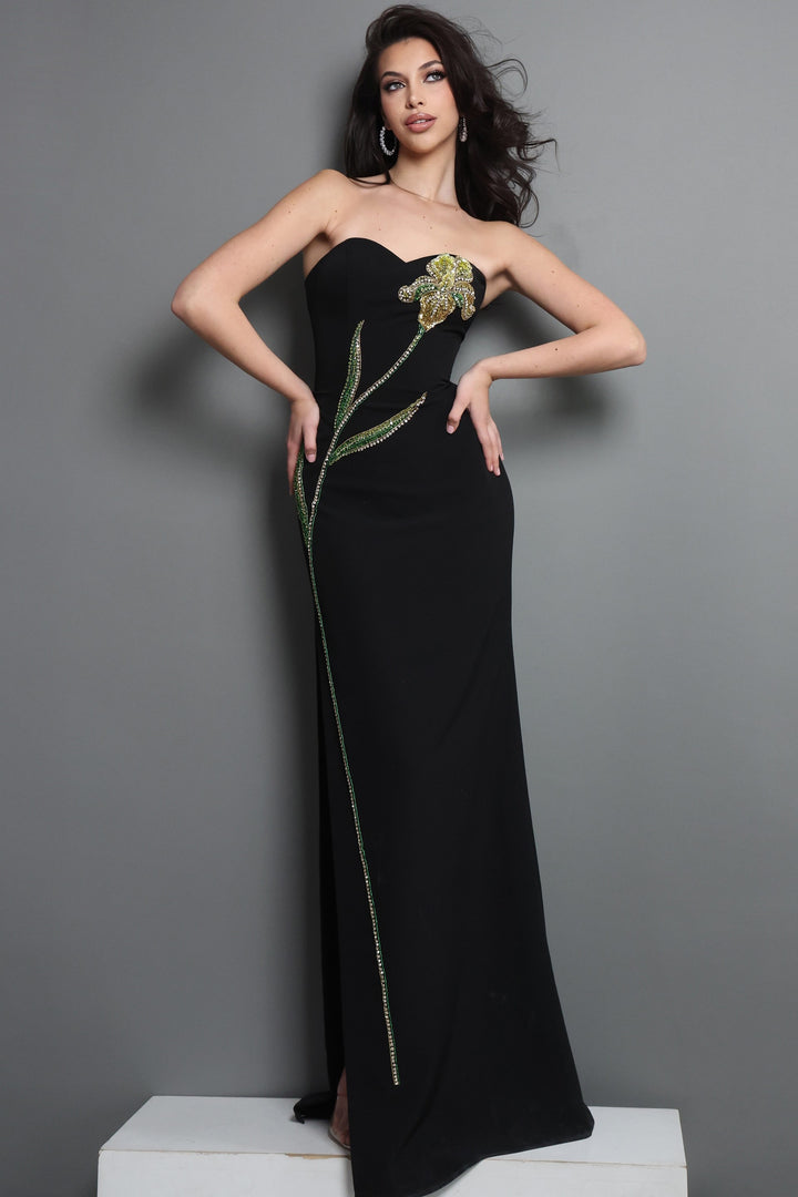 Jovani 51902 Strapless Sleeveless Corset Evening Dress