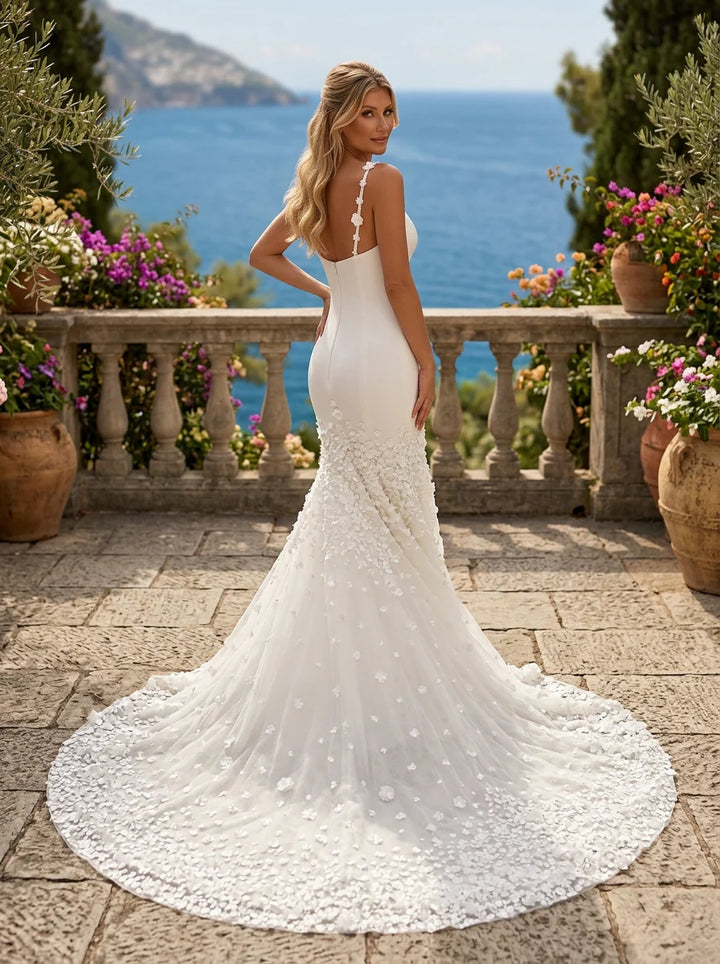 Clarisse 600504 Floral Bridal Dress