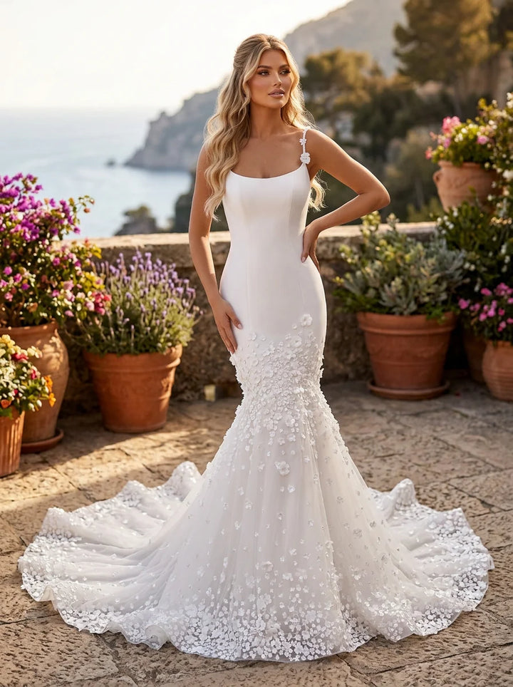 Clarisse 600504 Floral Bridal Dress
