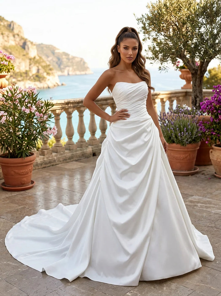 Clarisse 600509 Strapless Sweetheart Bridal Dress