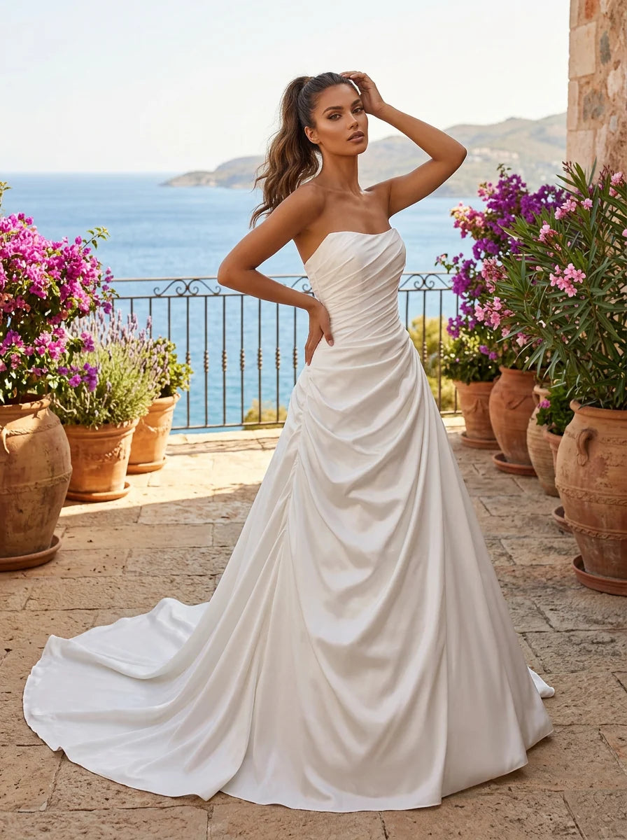 Clarisse 600509 Strapless Sweetheart Bridal Dress