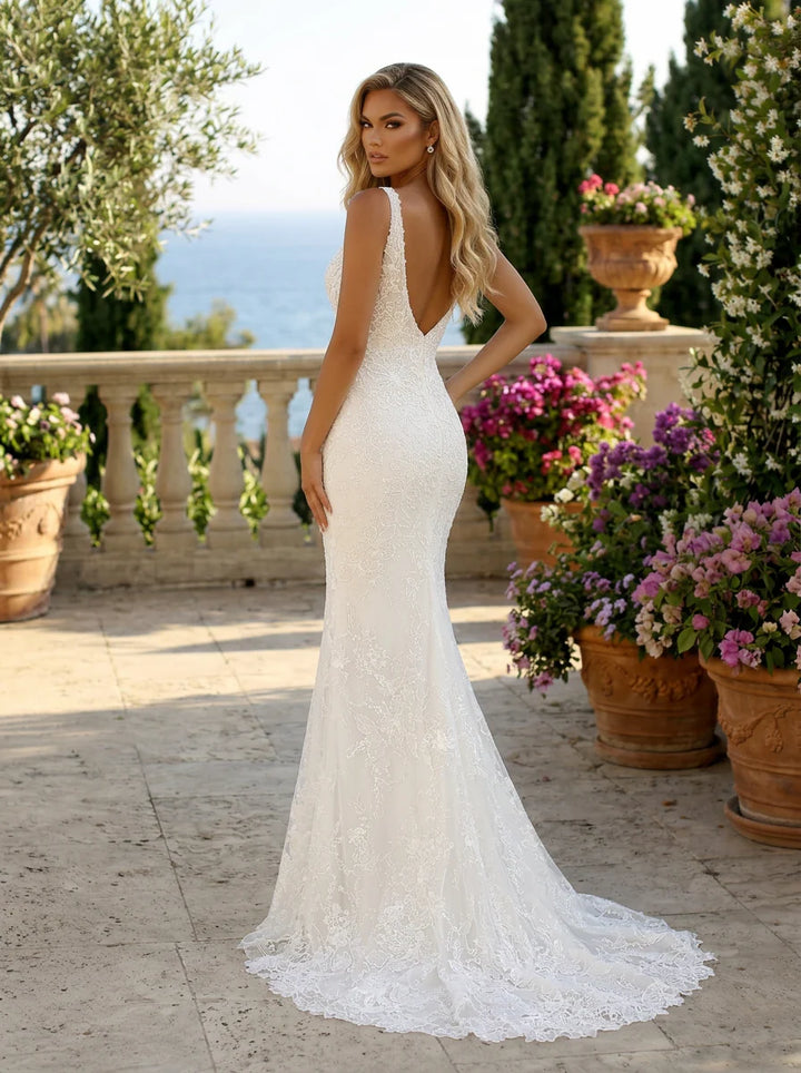 Clarisse 600528 Floral Lace Bridal Dress