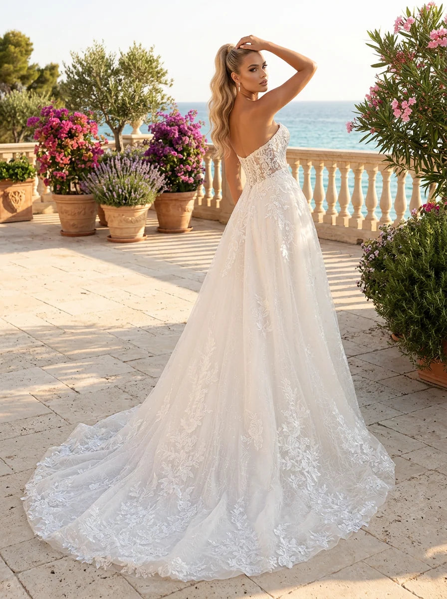 Clarisse 600531 Floral Lace Bridal Dress