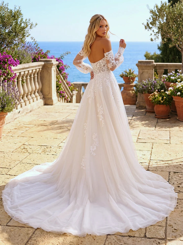 Clarisse 600541 Floral Lace Bridal Dress