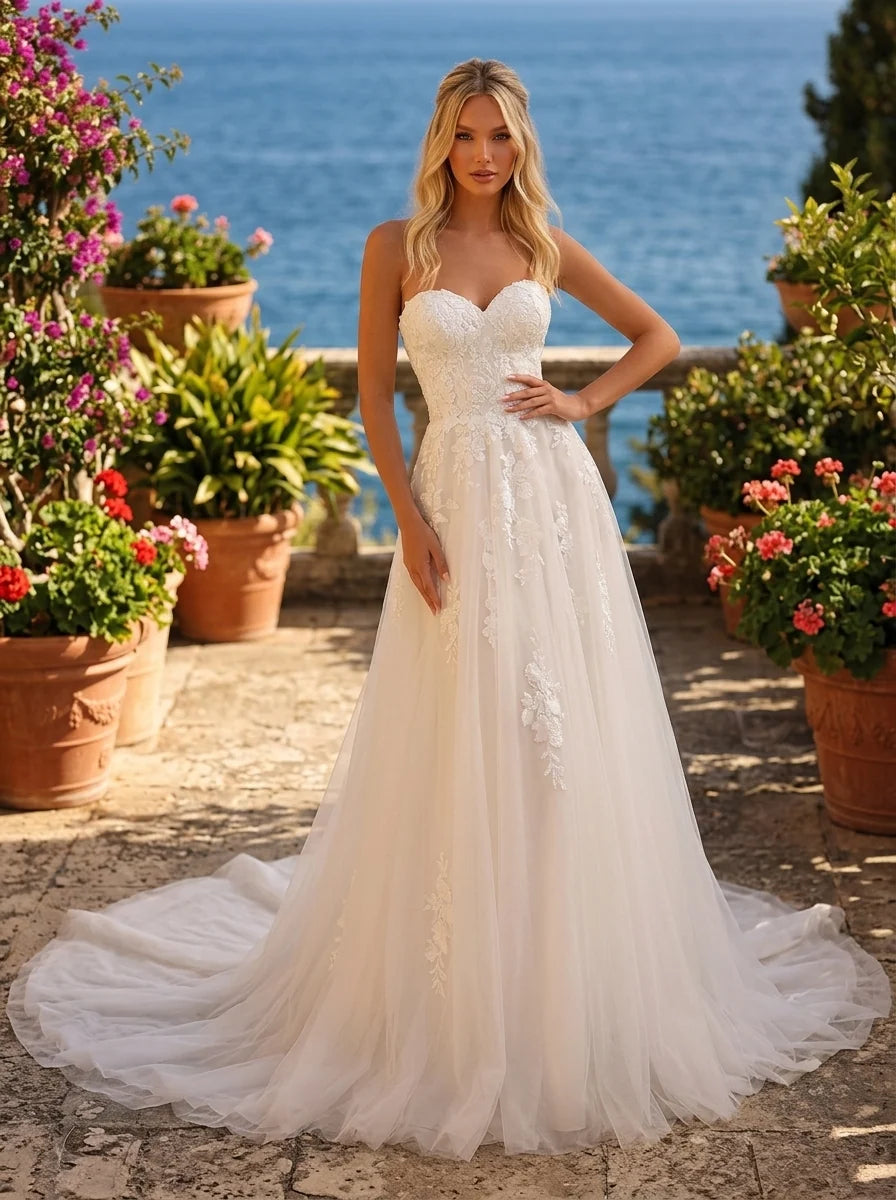 Clarisse 600541 Floral Lace Bridal Dress