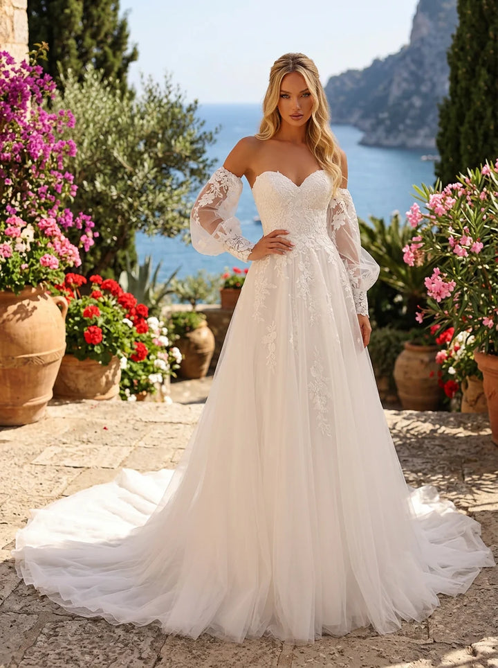 Clarisse 600541 Floral Lace Bridal Dress