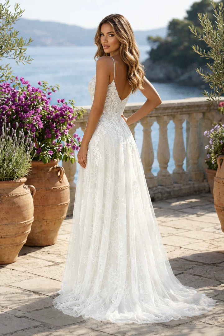 Clarisse 600542 Floral Lace Bridal Dress