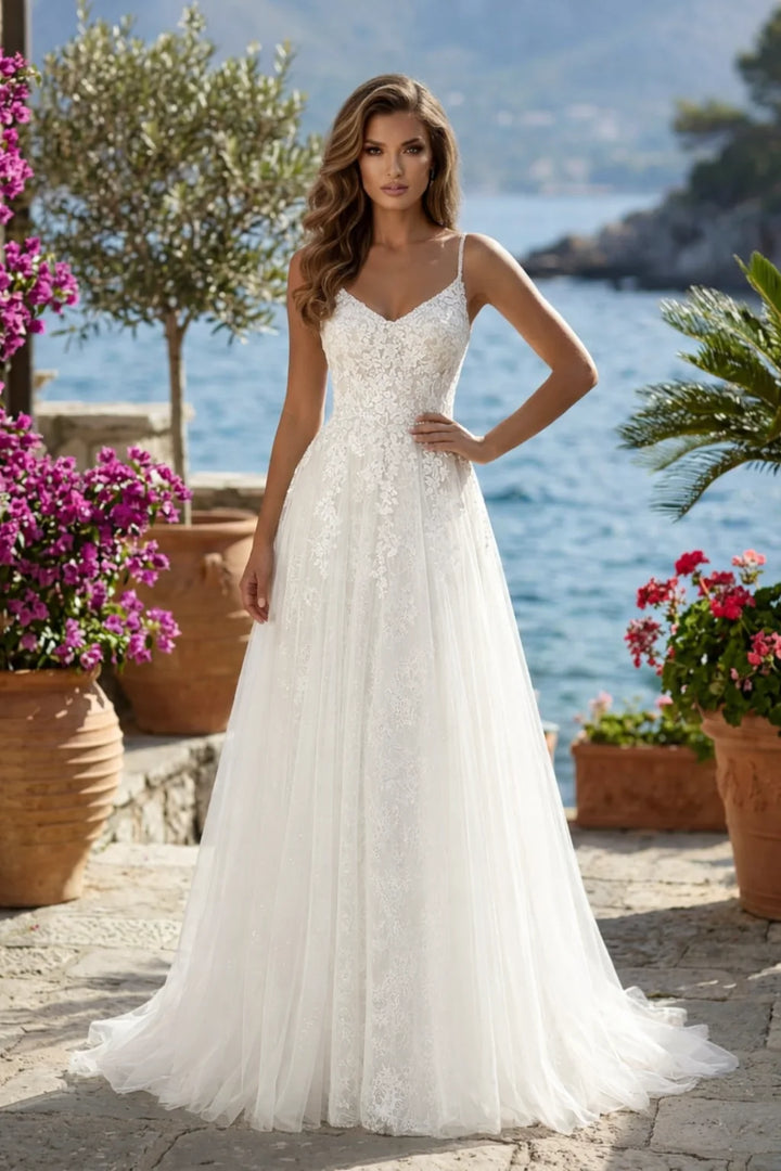 Clarisse 600542 Floral Lace Bridal Dress
