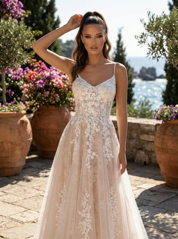 Clarisse 600542 Floral Lace Bridal Dress