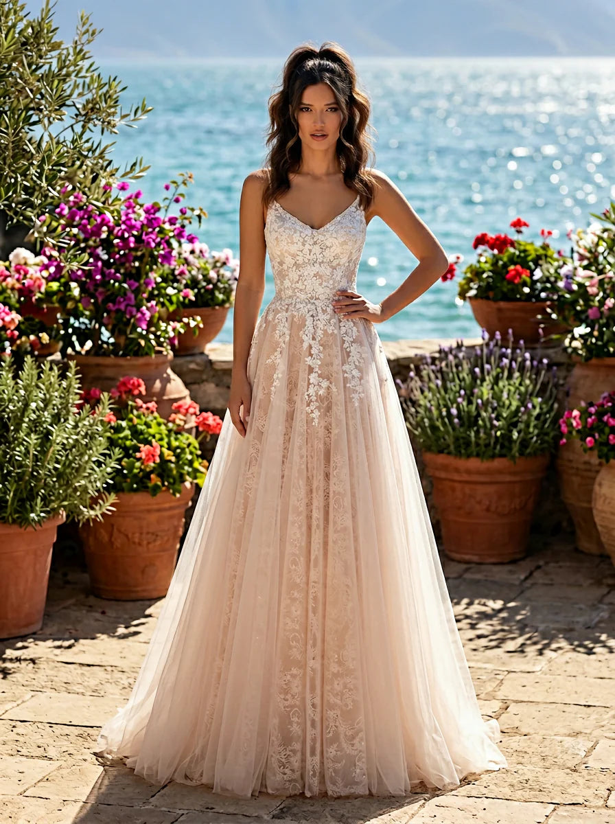 Clarisse 600542 Floral Lace Bridal Dress