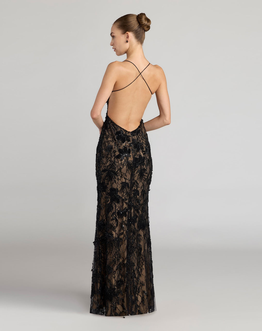 Mac Duggal 68892 Dress - Black Nude