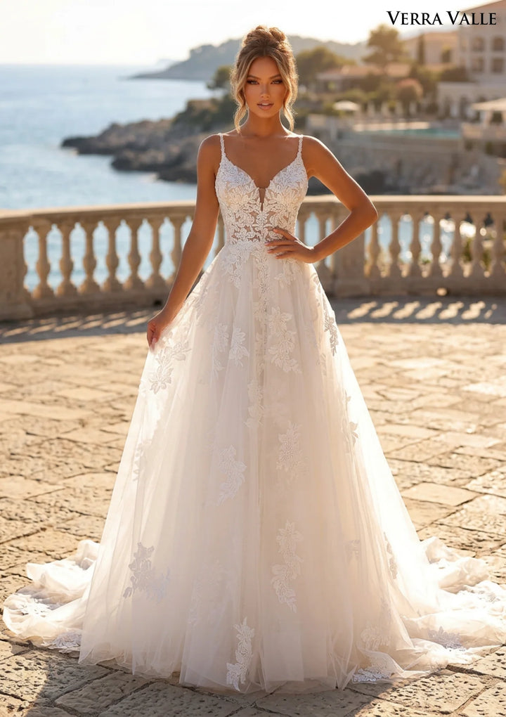 Clarisse 900412 Floral Lace Bridal Dress