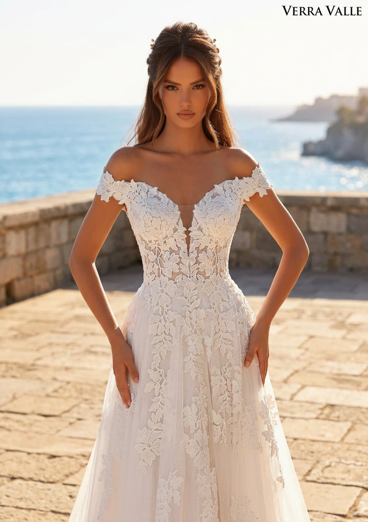 Clarisse 900414 Floral Lace Bridal Dress