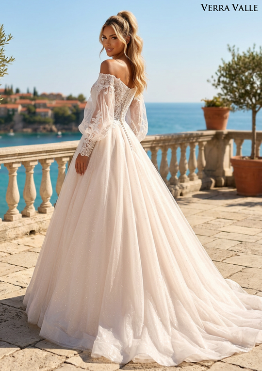 Clarisse 900417 Floral Lace Bridal Dress