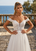 Clarisse 900417 Floral Lace Bridal Dress