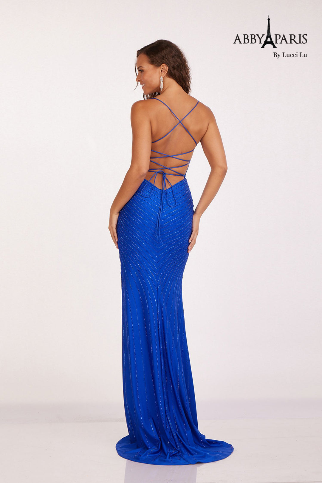 Abby Paris 90201 Sweetheart Sleeveless Rhinestone-Embellished Prom 2026 Dress