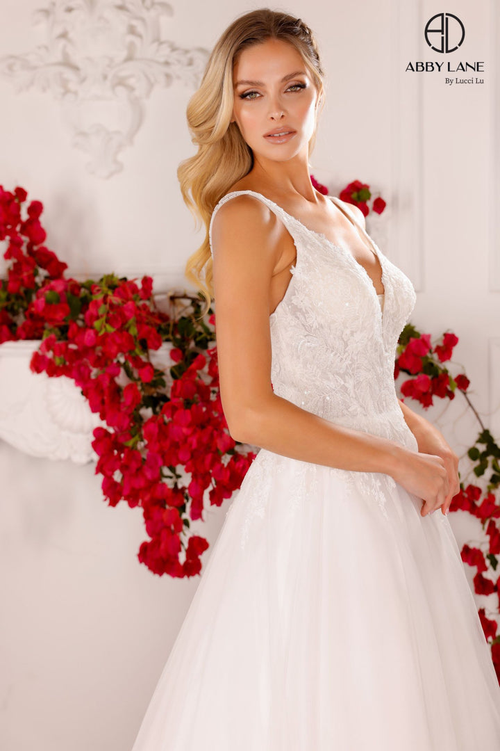 Abby Lane 97138 Floral Lace Bridal Dress