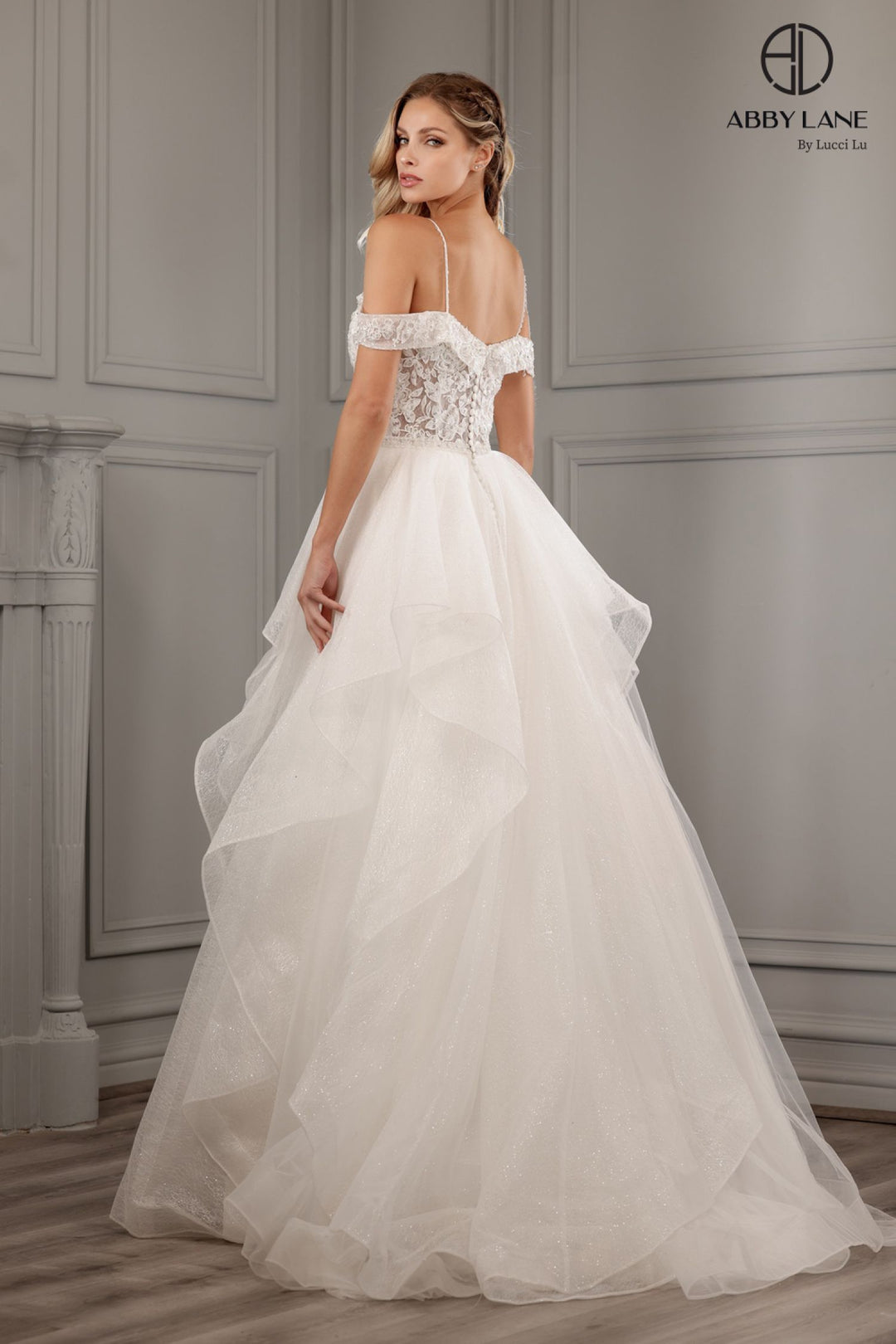 Abby Lane 97169 Glitter Bridal Dress