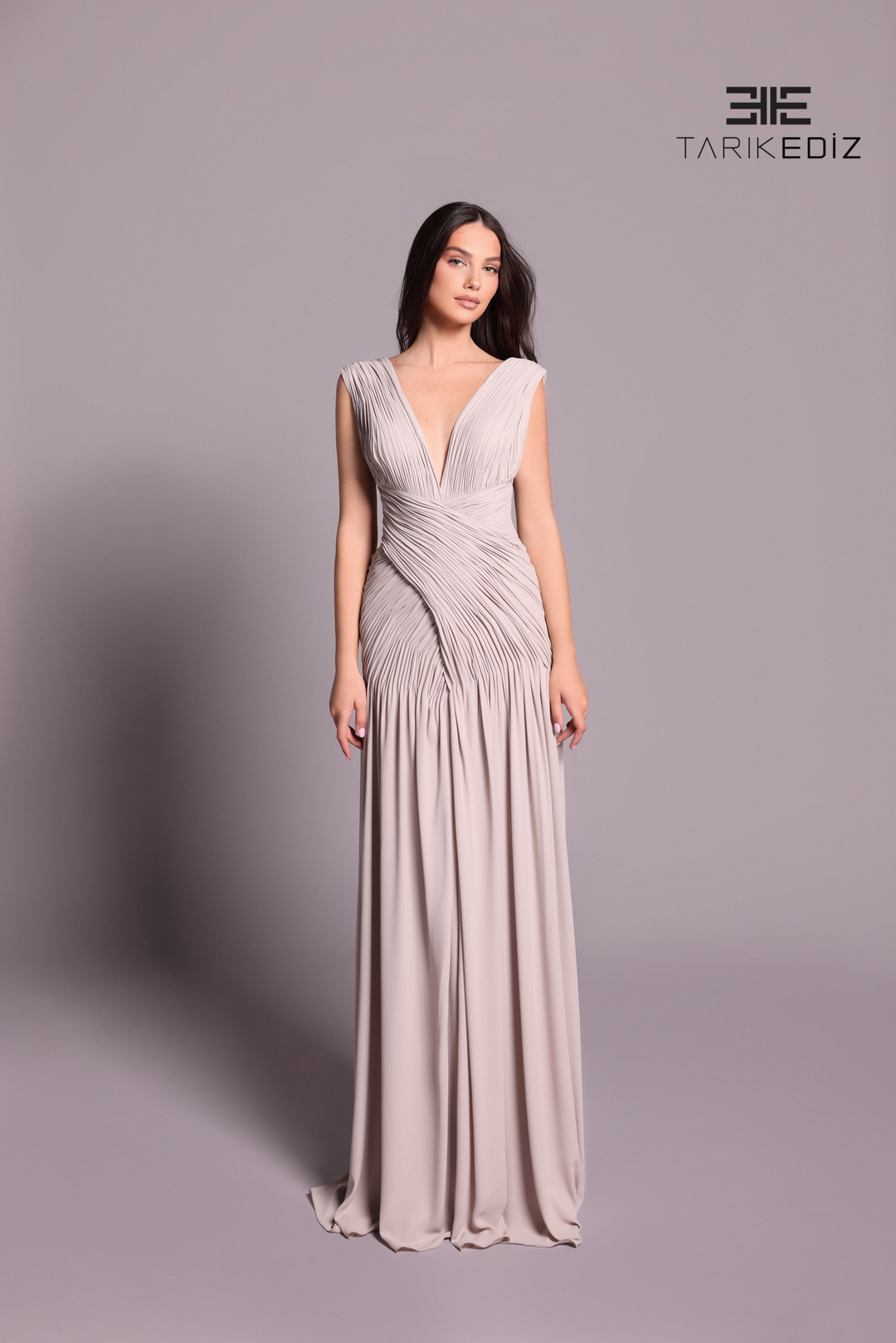 Tarik Ediz 99028 Dress - FOSTANI.com