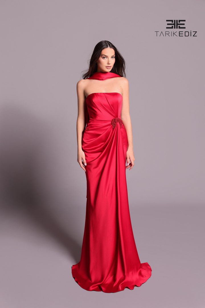 Tarik Ediz 99048 Dress - FOSTANI.com