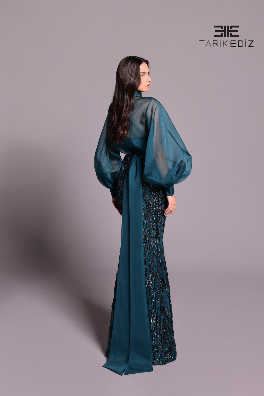 Tarik Ediz 99141 Dress - FOSTANI.com