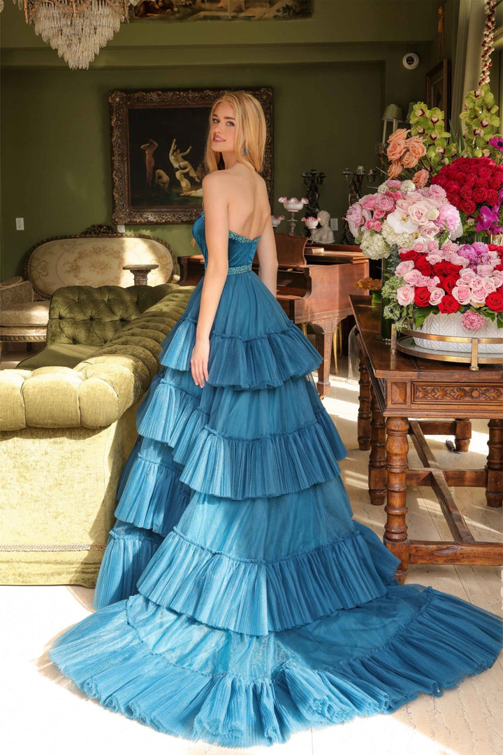 Ava Presley 29529 Ruffled Open Back Prom 2026 Dress