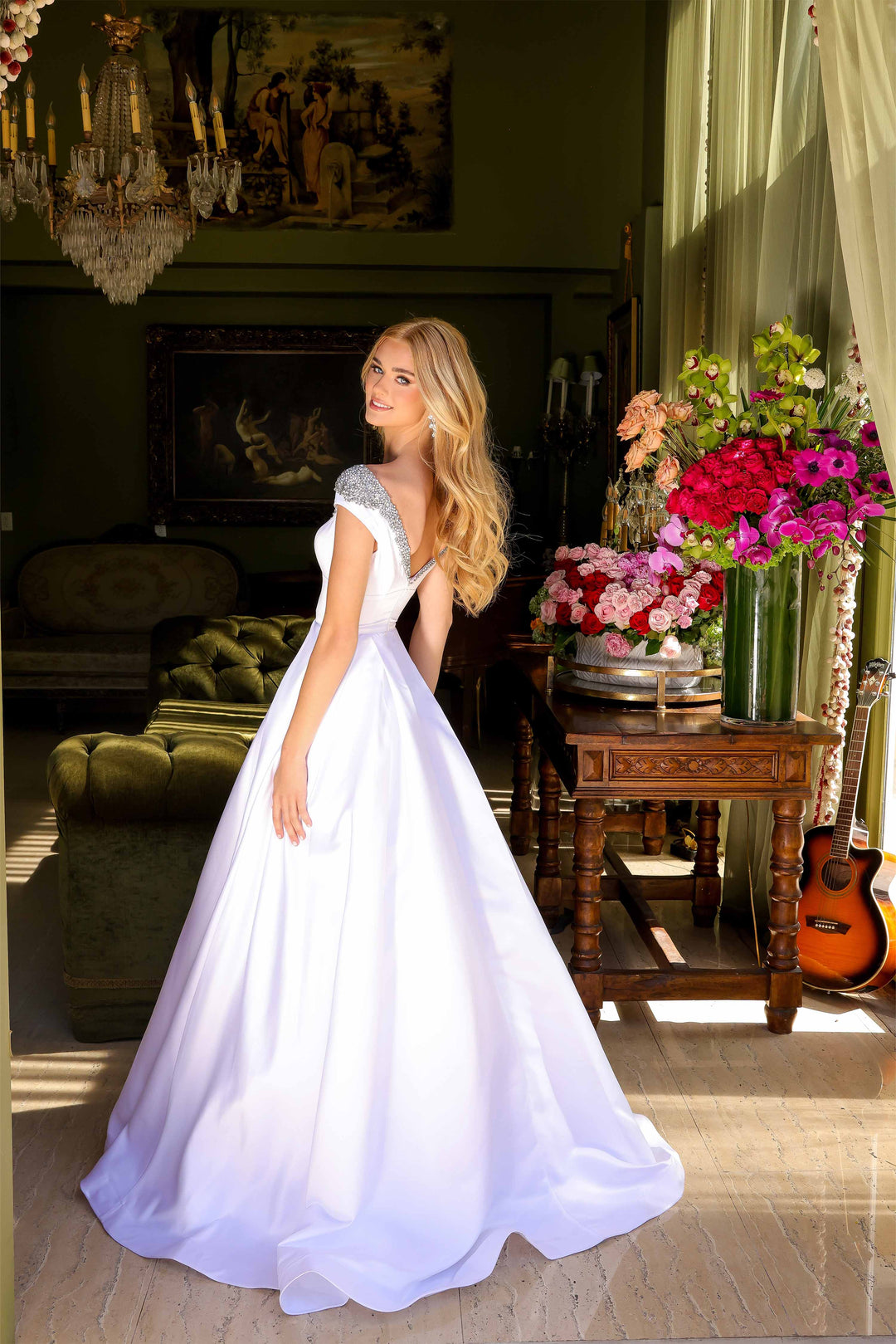 Ava Presley 39322 Open Back Evening Dress