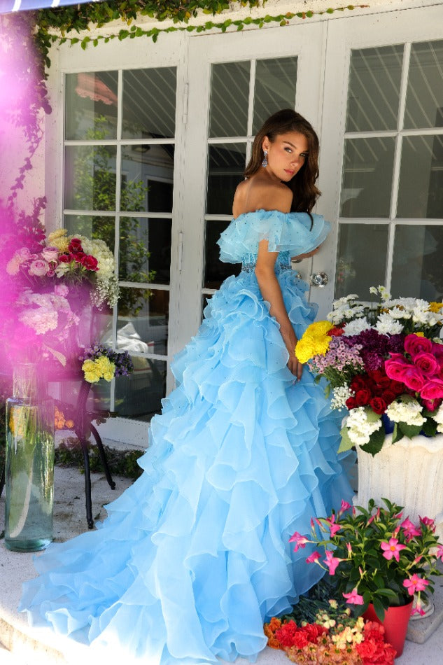 Ava Presley 29533 Off-Shoulder Beaded Prom 2026 Dress
