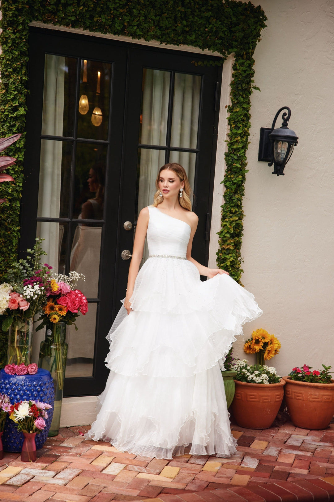 Ava Presley 29131 Asymmetrical Off-Shoulder Prom 2026 Dress