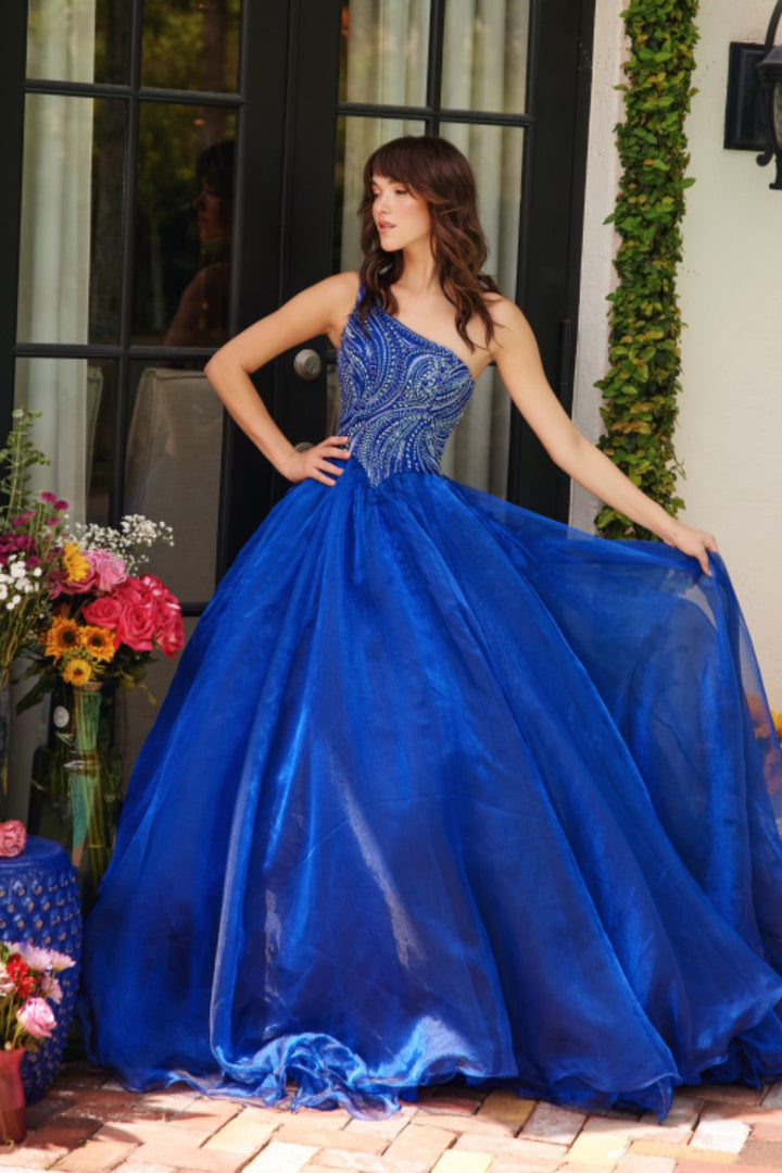 Ava Presley 29258 Asymmetrical One Shoulder Evening Dress