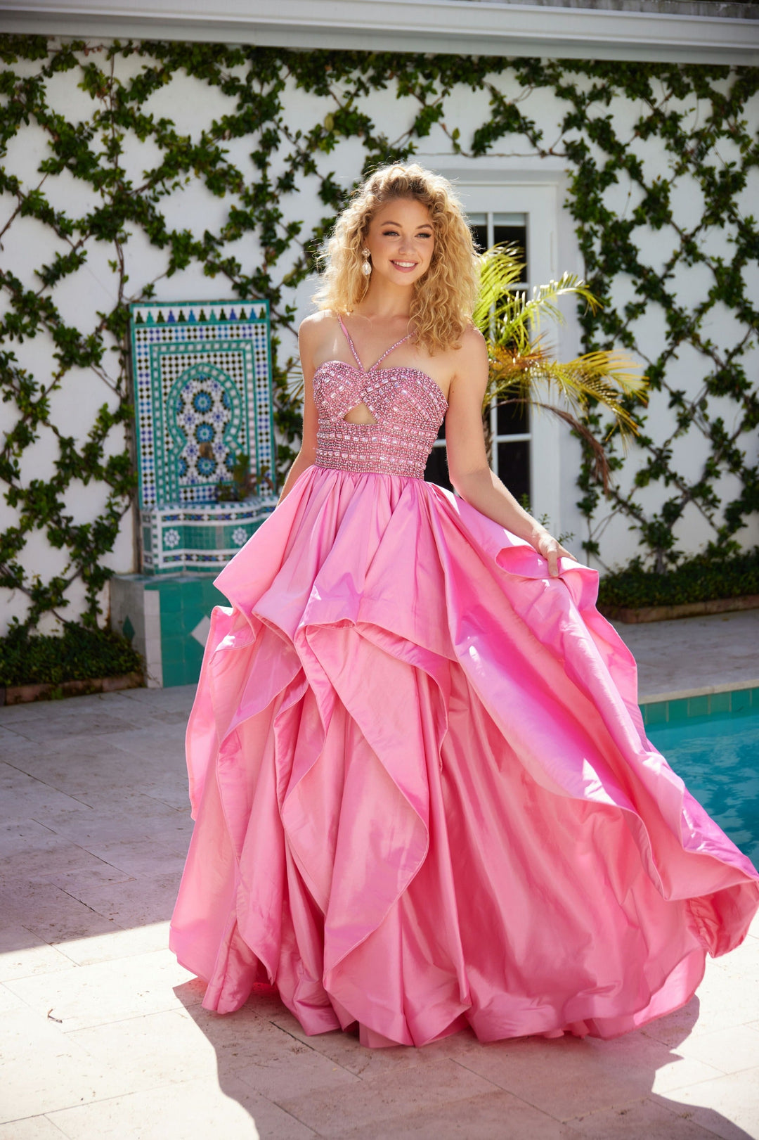 Ava Presley 40054 Beaded Sweetheart Prom 2026 Dress