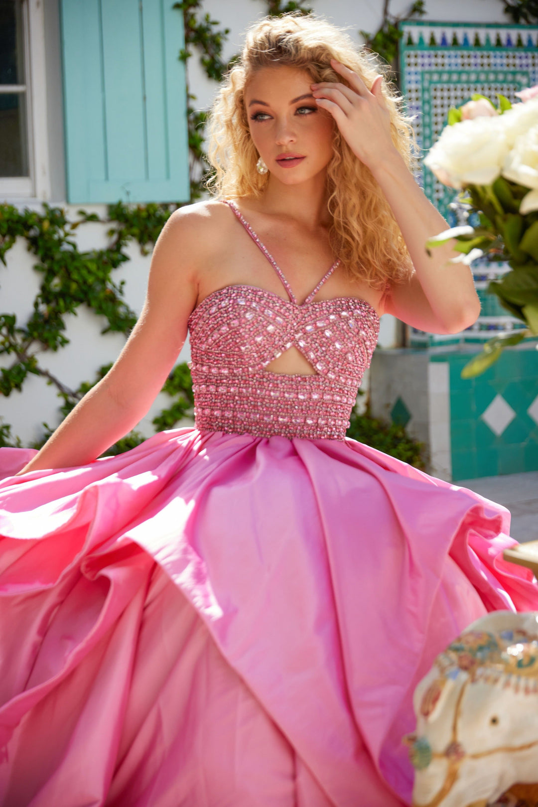 Ava Presley 40054 Beaded Sweetheart Prom 2026 Dress